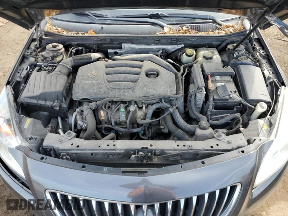 2011 Buick Regal CXL Turbo TO6 with VIN W04G05GV8B1059334, listed as a Copart auction lot 48557985 with 114,945 mi miles and Salvage Title. Bid and sale history available at carsss.com. Image 11.