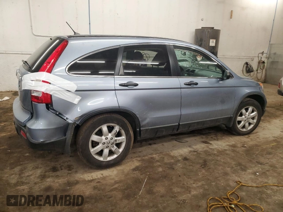 2009 Honda CR-V EX with VIN 5J6RE48569L059608, listed as a Copart auction lot 47059515 with 95,698 mi miles and Non Repairable. Bid and sale history available at carsss.com. Image 3.