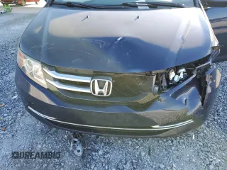 2017 Honda Odyssey SE with VIN 5FNRL5H36HB025430, listed as a Copart auction lot 87641025 with 123,258 mi miles and Salvage Title. Bid and sale history available at carsss.com. Image 14.