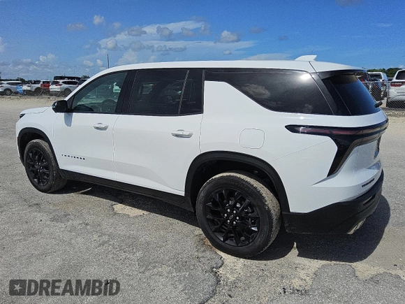 2024 Chevrolet Traverse FWD LS with VIN 1GNEREKSXRJ244535, listed as a Copart auction lot 61941725 with 317 mi miles and Clean title. Bid and sale history available at DreamBid. Image 2.