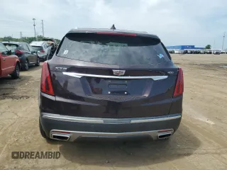 2021 Cadillac XT5 FWD Premium Luxury with VIN 1GYKNCRS9MZ217560, listed as a Copart auction lot 60733295 with 52,242 mi miles and Salvage title. Bid and sale history available at DreamBid. Image 6.
