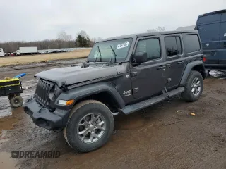 2020 Jeep Wrangler Unlimited Sport S z VIN 1C4HJXDN7LW286915, wystawiony jako Copart lot #51834275 z przebiegiem 33 129 mil mil oraz Szkoda całkowita • Salvage title. Historia ofert i sprzedaży dostępna na DreamBid. Obrazek 1.