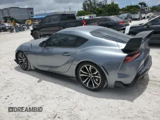 2020 Toyota Supra 3.0 with VIN WZ1DB4C02LW030327, listed as a Copart auction lot 61451485 with 85,250 mi miles and Salvage title. Bid and sale history available at DreamBid. Image 2.