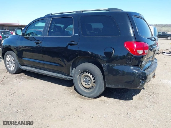 2008 Toyota Sequoia SR5 with VIN 5TDBY64A28S023196, listed as a IAAI auction lot 41804902 with 287,533 mi miles. Bid and sale history available at carsss.com. Image 3.