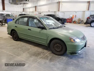 2001 Honda Civic LX z VIN 2HGES16581H519496, wystawiony jako Copart lot #56587845 z przebiegiem 145 971 mil mil oraz Nie do naprawy • Non repairable. Historia ofert i sprzedaży dostępna na DreamBid. Obrazek 4.