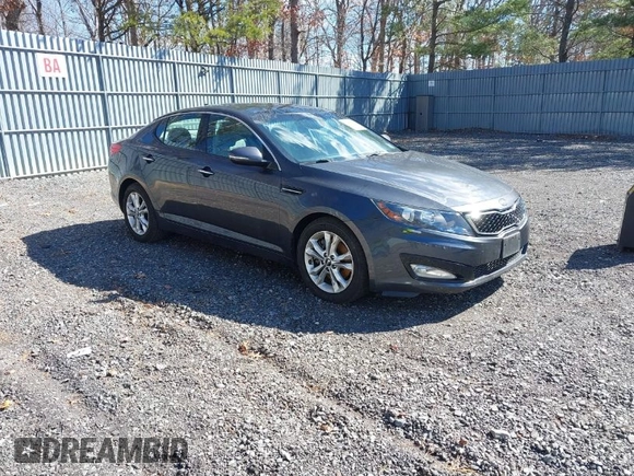 2011 Kia Optima EX with VIN KNAGN4A61B5131919, listed as a IAAI auction lot 41740091 with 102,065 mi miles and . Bid and sale history available at carsss.com. Image 1.