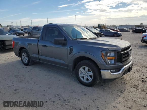 2023 Ford F-150 XL with VIN 1FTMF1C53PKG19476, listed as a Copart auction lot 82777404 with 14,278 mi miles and Clean Title. Bid and sale history available at carsss.com. Image 4.
