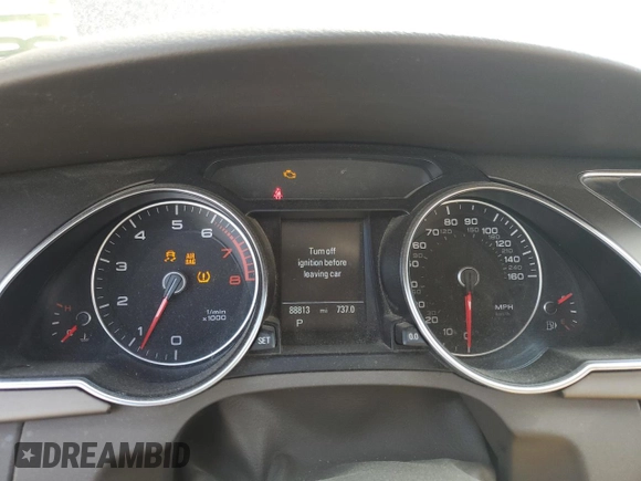 2014 Audi A5 Premium Plus с VIN WAULFAFH1EN001860, выставлен на аукционе Copart как лот 59681705 с пробегом 88 813 миль миль и Чистый • Clean title. История ставок и продаж доступна на DreamBid. Изображение 9.
