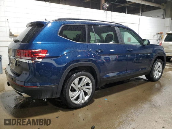 2023 Volkswagen Atlas 3.6L V6 SE w/Technology with VIN 1V2KR2CA5PC511774, listed as a Copart auction lot 46451225 with 38,140 mi miles and Salvage Title. Bid and sale history available at carsss.com. Image 3.