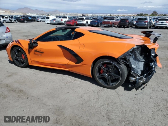 2022 Chevrolet Corvette 1LT with VIN 1G1YA2D40N5118657, listed as a Copart auction lot 48972845 with 17,189 mi miles and Salvage Title. Bid and sale history available at carsss.com. Image 2.