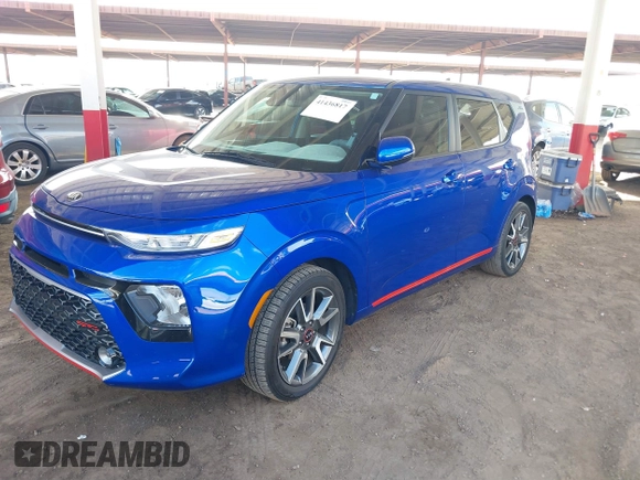2021 Kia Soul GT-Line with VIN KNDJ63AU6M7740302, listed as a IAAI auction lot 41436817 with 42,182 mi miles and . Bid and sale history available at DreamBid. Image 17.