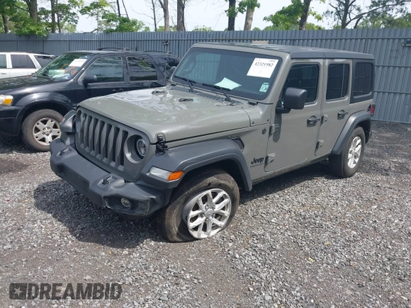 2023 Jeep Wrangler Willys с VIN 1C4HJXDG3PW619148, выставлен на аукционе IAAI как лот 42321982 с пробегом 24 277 миль миль и . История ставок и продаж доступна на DreamBid. Изображение 17.