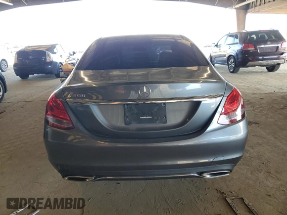 2018 Mercedes-Benz C 300 with VIN 55SWF4JB1JU238800, listed as a Copart auction lot 58972855 with 109,704 mi miles and Salvage title. Bid and sale history available at DreamBid. Image 6.