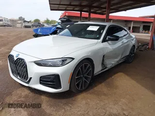 2021 BMW 4 Series M440i xDrive with VIN WBA13AR09MCF74685, listed as a IAAI auction lot 41881537 with 43,400 mi miles and . Bid and sale history available at DreamBid. Image 17.