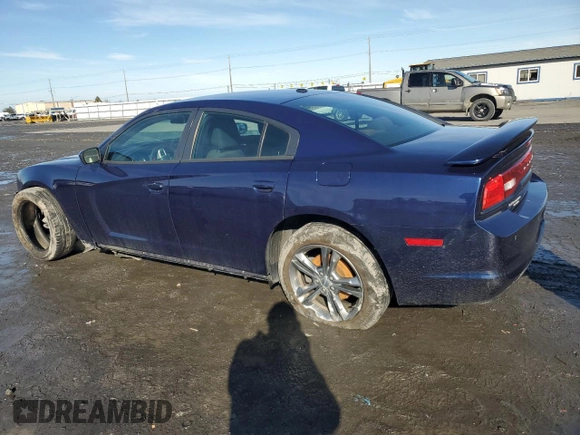2014 Dodge Charger SXT Plus with VIN 2C3CDXJG5EH211143, listed as a Copart auction lot 47059765 with 143,403 mi miles and Salvage Title. Bid and sale history available at carsss.com. Image 2.