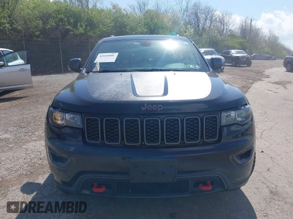 2017 Jeep Grand Cherokee Trailhawk with VIN 1C4RJFLG3HC674489, listed as a IAAI auction lot 42049006 with 91,892 mi miles and . Bid and sale history available at DreamBid. Image 6.
