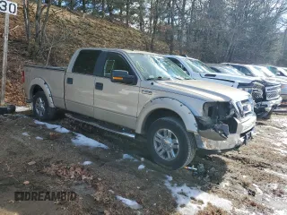 2008 Ford F-150 XL with VIN 1FTRW14W78FB45734, listed as a Copart auction lot 42911075 with 155,047 mi miles and Clean Title. Bid and sale history available at carsss.com. Image 4.