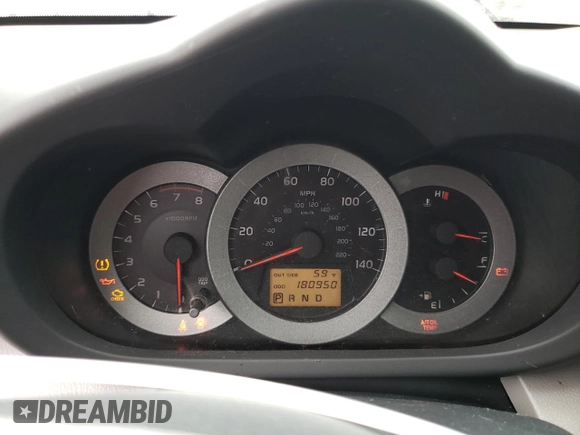 2007 Toyota RAV4 Limited with VIN JTMBD31V775090107, listed as a Copart auction lot 57168895 with 180,950 mi miles and Clean title. Bid and sale history available at DreamBid. Image 9.