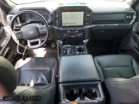 2021 Ford F-150 XL with VIN 1FTFW1E84MKD22275, listed as a Copart auction lot 56565655 with 92,867 mi miles and Salvage title. Bid and sale history available at DreamBid. Image 8.