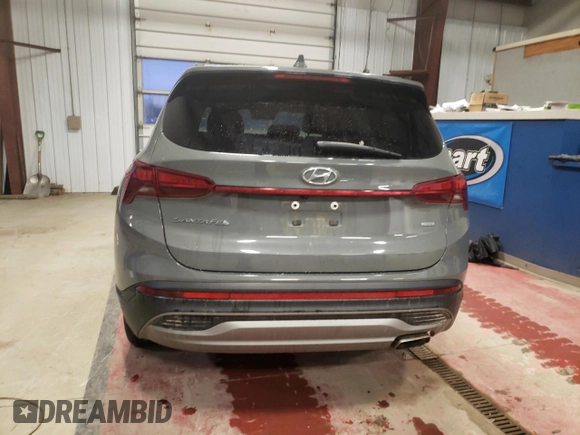 2021 Hyundai Santa Fe SE with VIN 5NMS1DAJ4MH360107, listed as a Copart auction lot 36486573 with 50,634 mi miles. Bid and sale history available at carsss.com. Image 6.