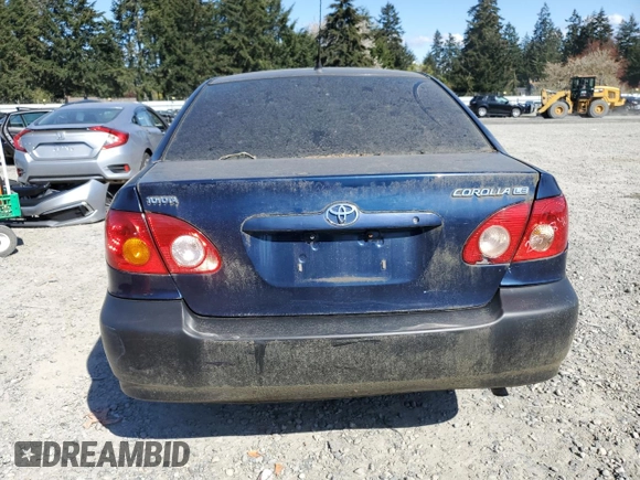 2004 Toyota Corolla CE with VIN 1NXBR38E04Z300938, listed as a Copart auction lot 54241515 with Not Provided miles and Salvage Title. Bid and sale history available at DreamBid. Image 6.