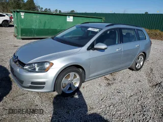 2015 Volkswagen Golf SportWagen TDI SEL with VIN 3VWCA7AU1FM507223, listed as a Copart auction lot 41859025 with 210,364 mi miles and Salvage Title. Bid and sale history available at carsss.com. Image 1.