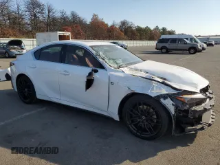 2023 Lexus IS with VIN JTHGZ1E29P5032672, listed as a Copart auction lot 78127104 with 6,239 mi miles and Salvage Title. Bid and sale history available at carsss.com. Image 4.