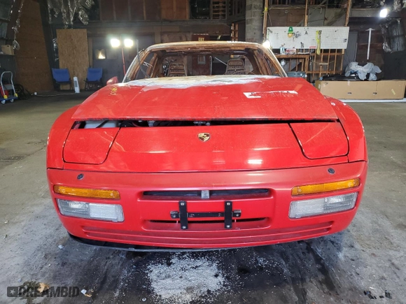 1986 Porsche 944 with VIN WP0AA0958GN152718, listed as a Copart auction lot 77900104 with 0 mi miles and Salvage Title. Bid and sale history available at carsss.com. Image 5.