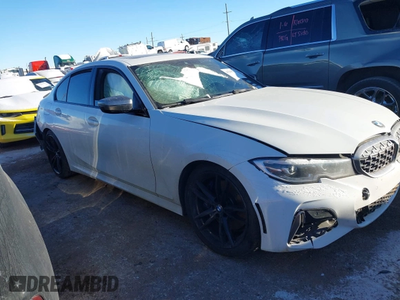 2020 BMW 3 Series M340i with VIN 3MW5U7J05L8B44426, listed as a IAAI auction lot 41299762 with 81,020 mi miles. Bid and sale history available at carsss.com. Image 13.