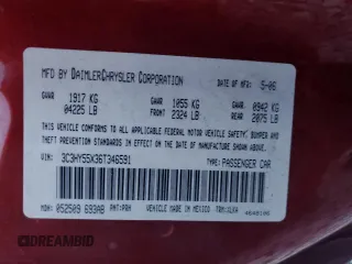 2006 Chrysler PT Cruiser with VIN 3C3HY55X36T346591, listed as a Copart auction lot 84009554 with 113,877 mi miles and Clean Title. Bid and sale history available at DreamBid. Image 12.