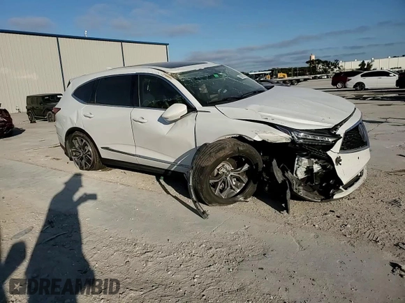 2022 Acura MDX w/Technology Package with VIN 5J8YD9H41NL012412, listed as a Copart auction lot 85909274 with 38,060 mi miles and Non Repairable. Bid and sale history available at carsss.com. Image 14.