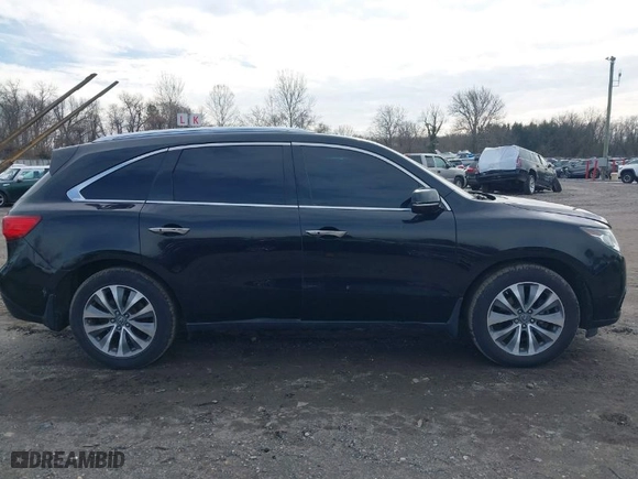 2015 Acura MDX Tech Pkg with VIN 5FRYD4H48FB009138, listed as a IAAI auction lot 41497082 with 124,837 mi miles. Bid and sale history available at carsss.com. Image 13.