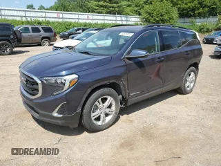 2019 GMC Terrain SLE with VIN 3GKALMEV7KL135008, listed as a Copart auction lot 64800075 with 91,936 mi miles and Clean title. Bid and sale history available at DreamBid. Image 1.