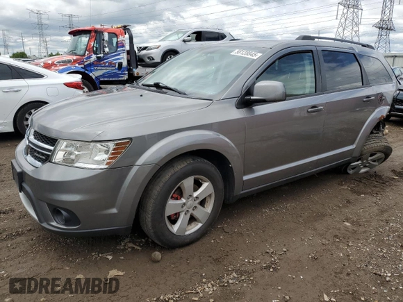 2012 Dodge Journey SXT z VIN 3C4PDCBG3CT213515, wystawiony jako Copart lot #58128845 z przebiegiem 208 152 mil mil oraz Szkoda całkowita • Salvage title. Historia ofert i sprzedaży dostępna na DreamBid. Obrazek 1.