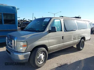 2010 Ford Econoline Passenger XL with VIN 1FBSS3BL7ADA29540, listed as a IAAI auction lot 41022591 with 208,662 mi miles. Bid and sale history available at carsss.com. Image 2.