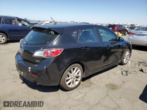 2012 Mazda 3 S Touring with VIN JM1BL1L69C1512876, listed as a Copart auction lot 69316034 with 70,944 mi miles and Salvage Title. Bid and sale history available at DreamBid. Image 3.