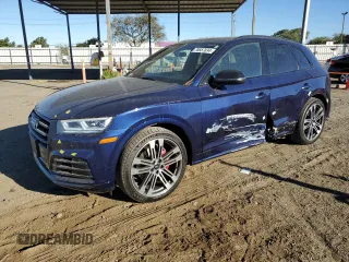 2019 Audi SQ5 Premium Plus with VIN WA1B4AFY5K2033996, listed as a Copart auction lot 78657034 with 34,215 mi miles and Salvage Title. Bid and sale history available at DreamBid. Image 1.