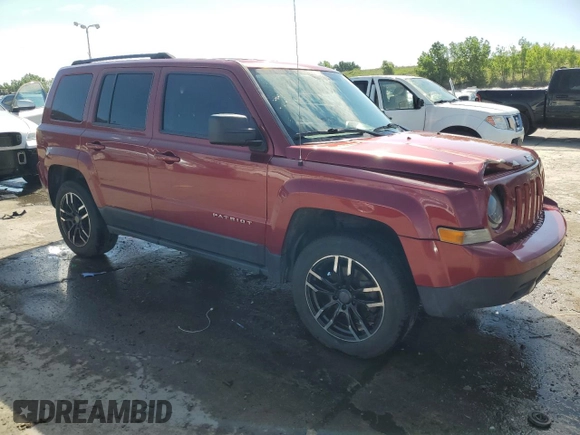 2015 Jeep Patriot Sport with VIN 1C4NJRBBXFD321289, listed as a Copart auction lot 60536345 with 194,479 mi miles and Salvage title. Bid and sale history available at DreamBid. Image 4.