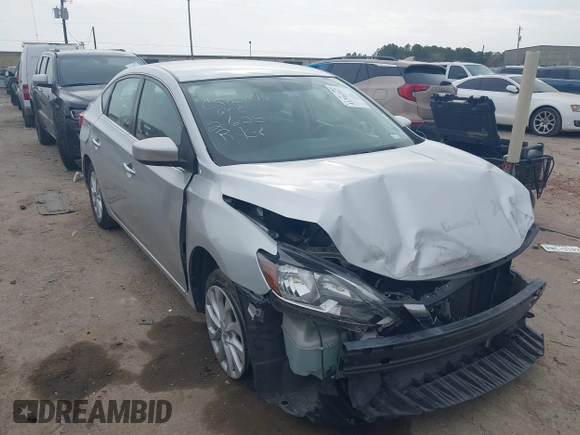 2019 Nissan Sentra SV with VIN 3N1AB7AP4KY327516, listed as a IAAI auction lot 41744167 with 127,367 mi miles and . Bid and sale history available at DreamBid. Image 1.