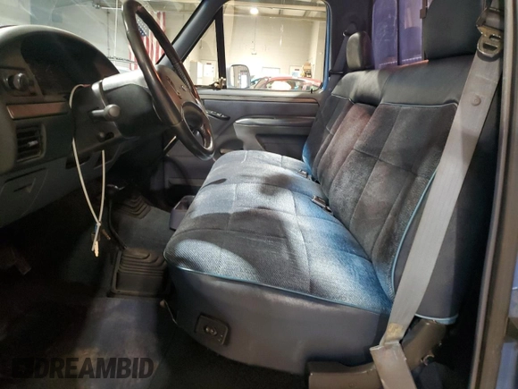 1992 Ford F-150 with VIN 2FTEF14Y3NCA58484, listed as a Copart auction lot 80323794 with 345,899 mi miles and Salvage Title. Bid and sale history available at carsss.com. Image 10.