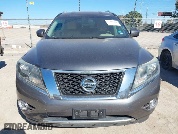 2016 Nissan Pathfinder S with VIN 5N1AR2MNXGC624565, listed as a IAAI auction lot 41213601 with 109,603 mi miles and . Bid and sale history available at DreamBid. Image 12.