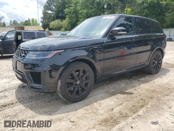 2020 Land Rover Range Rover Sport HSE with VIN SALWR2SU1LA731443, listed as a Copart auction lot 59311295 with 79,429 mi miles and Salvage title. Bid and sale history available at DreamBid. Image 1.