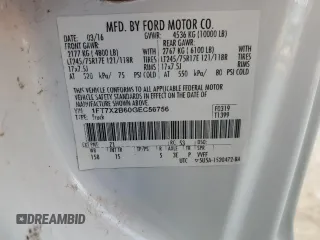 2016 Ford F-250 XLT with VIN 1FT7X2B60GEC56756, listed as a Copart auction lot 84046164 with 161,139 mi miles and Salvage title. Bid and sale history available at DreamBid. Image 12.