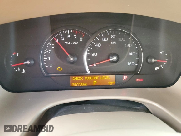 2005 Cadillac STS with VIN 1G6DW677950223170, listed as a Copart auction lot 43663725 with 237,730 mi miles and Salvage Title. Bid and sale history available at DreamBid. Image 9.