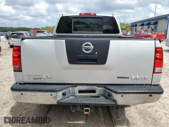 2010 Nissan Titan SE with VIN 1N6BA0ED2AN313022, listed as a Copart auction lot 51222275 with 137,640 mi miles and Salvage title. Bid and sale history available at DreamBid. Image 6.
