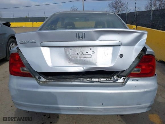 2001 Honda Civic EX with VIN 1HGEM22921L010676, listed as a IAAI auction lot 41458246 with 206,708 mi miles. Bid and sale history available at carsss.com. Image 6.