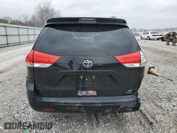 2014 Toyota Sienna LE AAS with VIN 5TDKK3DC8ES456485, listed as a Copart auction lot 43484695 with Not Provided miles and Salvage Title. Bid and sale history available at DreamBid. Image 6.