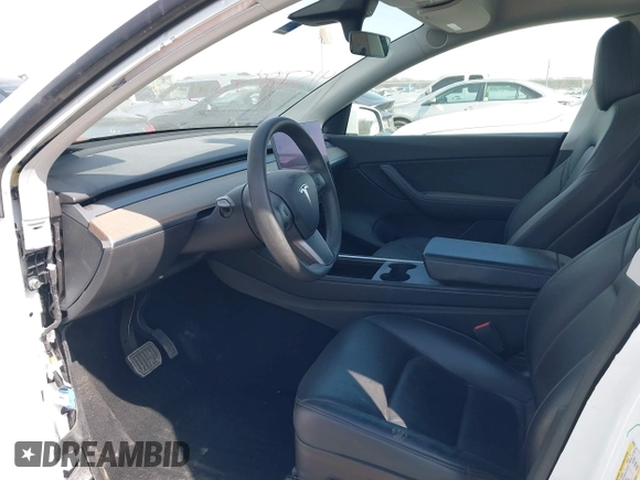2022 Tesla Model Y Long Range with VIN 7SAYGDEE4NF428434, listed as a IAAI auction lot 41578503 with 35,460 mi miles and . Bid and sale history available at DreamBid. Image 5.