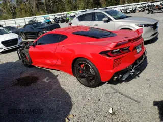 2021 Chevrolet Corvette 2LT with VIN 1G1YB2D42M5119272, listed as a Copart auction lot 86628424 with 7,124 mi miles and Salvage Title. Bid and sale history available at carsss.com. Image 2.