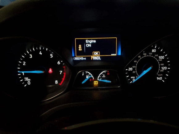 2015 Ford Focus SE with VIN 1FADP3K20FL340470, listed as a Copart auction lot 49702155 with 89,249 mi miles and Salvage Title. Bid and sale history available at carsss.com. Image 9.